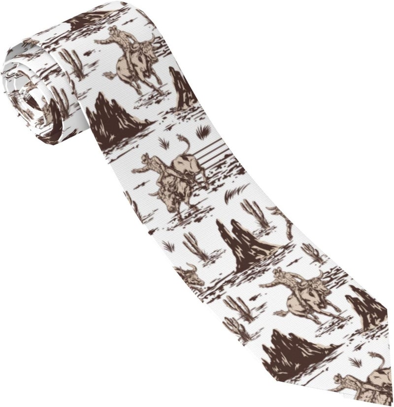 Yilad Tie for Men and Boy Novelty Fun Full Print Men's Necktie Skinny Fashion Narrow Wide - Image 1